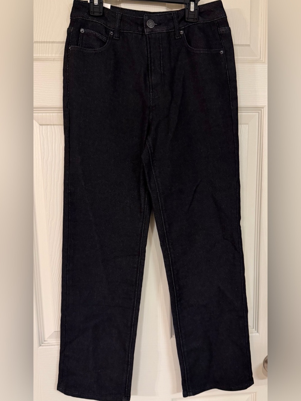 NWT Z SUPPLY Denim The Val Straight Leg Size 27 Black